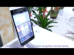 Sistema de assistência de identificação facial de alta resolução de 200W Sistema de controlo de acesso de detecção facial