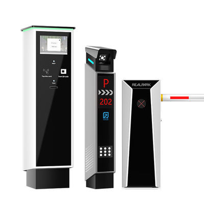 Quiosque de estacionamento em pé com energia elétrica com cores opcionais e conectividade